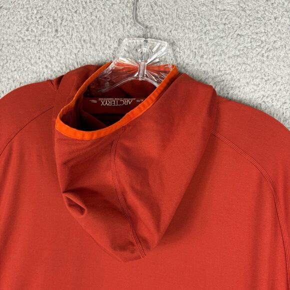 ARC'TERYX Delta Hoody Men’s XL Burnt Orange Baselayer Fleece Casual Performance - Picture 9 of 11